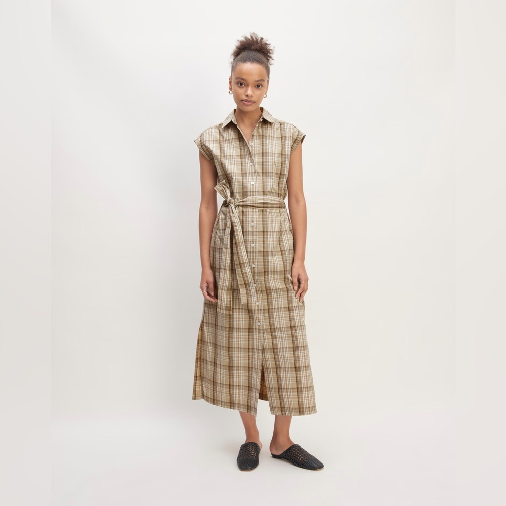 The Supima® Cotton Short-Sleeve Shirt Dress